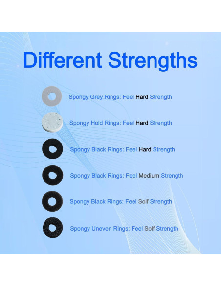 36 Anillos de Precisión MYPUQIAO para Joystick PS4 PS5 Xbox