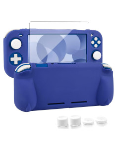 Funda Protectora Silicona Azul para Nintendo Switch Lite 2019