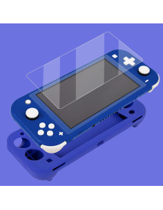 Funda Protectora Silicona Azul para Nintendo Switch Lite 2019 2