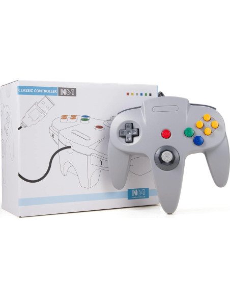Controlador USB Suily N64 para PC y Raspberry Pi - 1.8m