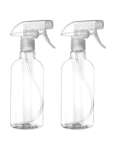 Botellas de Spray DIYSELF 2 Pack 500ml Ajustables Transparentes