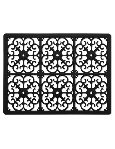 Trivet de Silicona Extra Grande GASARÉ 40.6x30.5cm Negro