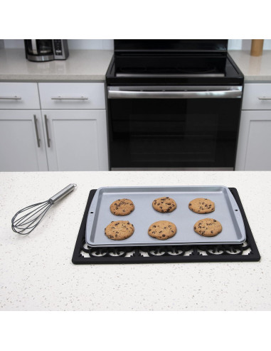 Trivet de Silicona Extra Grande GASARÉ 40.6x30.5cm Negro