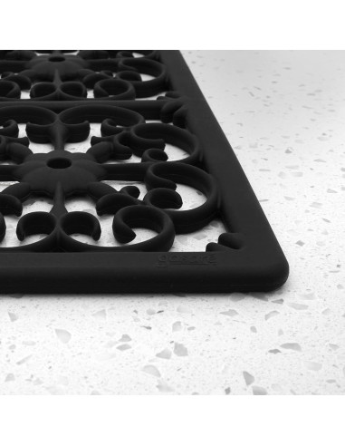 Trivet de Silicona Extra Grande GASARÉ 40.6x30.5cm Negro