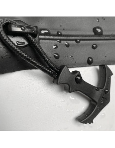 Tiradores de Cremallera de Paracord Negro LDCRE 5 Piezas 2