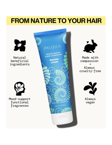 Acondicionador Texturizante Pacifica Crema de Plátano 245g