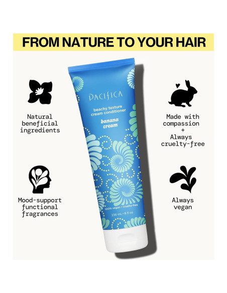 Acondicionador Texturizante Pacifica Crema de Plátano 245g