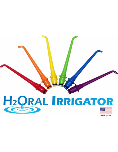 Consejos de Reemplazo H2Oral Irrigator - Set de 4 Colores