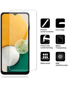 Protector de Pantalla Vidrio Templado iCsapr para Galaxy A13 5G/A12 9H 2