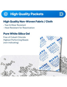 Paquete de Gel de Sílice Dry & Dry 30g - 600 Unidades 2