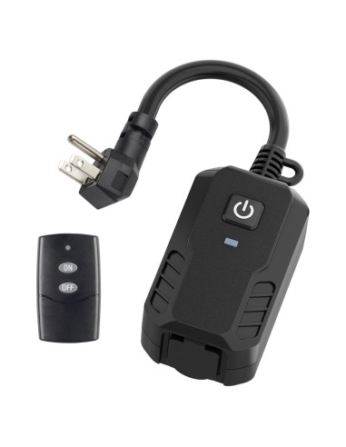 Enchufe Remoto BN-LINK para Exterior 15A Resistente a Intemperie