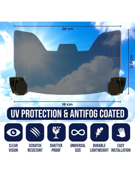 Visera de Fútbol Solstice Fusion FV-111 Antivaho UV Resistente