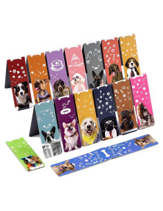 Marcadores Magnéticos ABSOFINE 15PCS Perros Lindos 8x2.8 cm