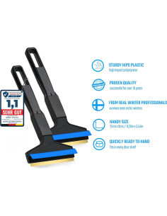Raspador de Hielo Murska de Latón para Coche - 2 Piezas 2