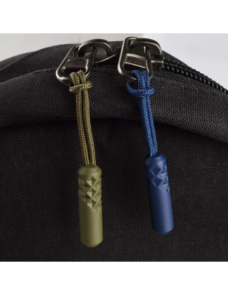 Tiradores de Cremallera CTZD Verde Militar - Paquete de 10