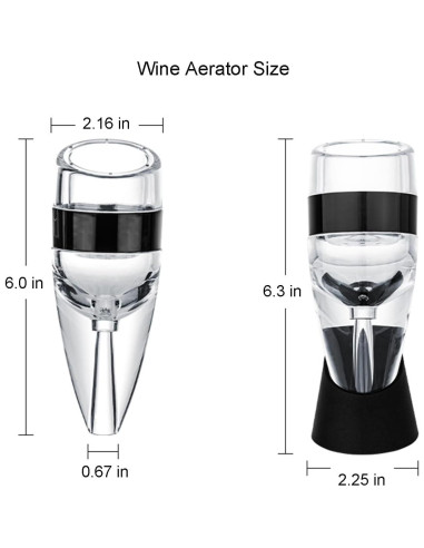 Aerador de Vino D&Slifei Modelo DS-100 - Mejora Sabores Rápido
