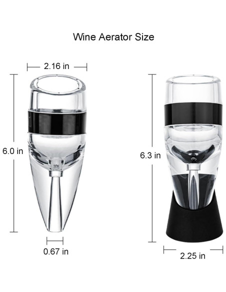 Aerador de Vino D&Slifei Modelo DS-100 - Mejora Sabores Rápido