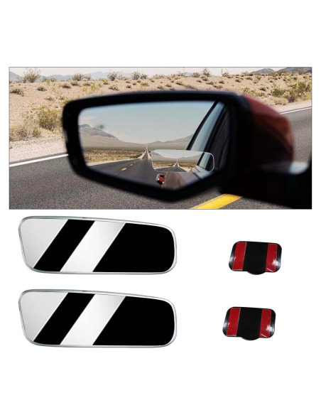 Espejo de Punto Ciego Trasero BDZMC 9.5x3.6cm Antideslumbrante