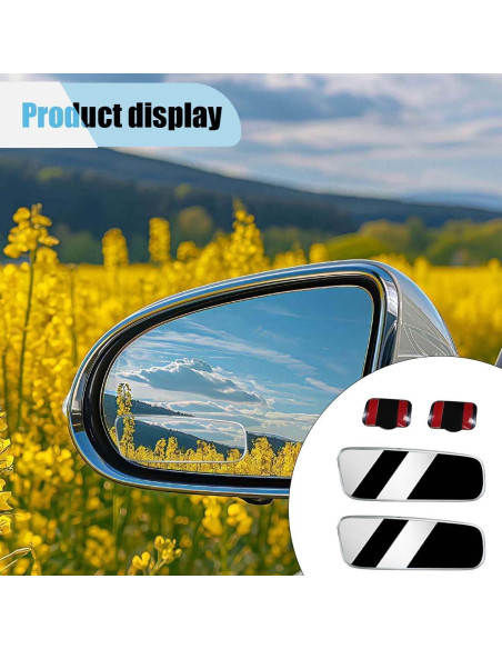 Espejo de Punto Ciego Trasero BDZMC 9.5x3.6cm Antideslumbrante