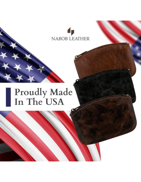 Monedero Grande de Cuero Genuino Nabob para Mujeres Negro 12.7x7.6 cm Monedero Grande de Cuero Genuino Nabob para Mujeres Negro 12.7x7.6 cm