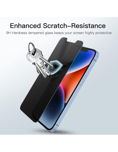Protector de Pantalla Privado JETech para iPhone 16e/14 15.5 cm, 2-Pack