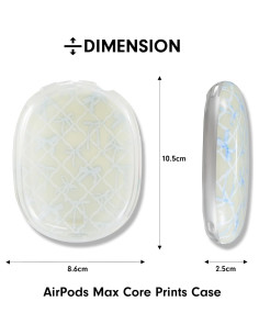 Funda Protectora Sonix para Auriculares AirPods Max - Lazos Azules 2