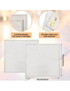 Juego de Pulido de Plata Patelai 4 Piezas con Cepillos y Paños 2