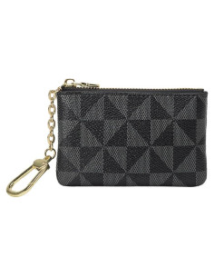 Monedero de Cuero Sintético MOCCNT Negro 11.5x7.5 cm