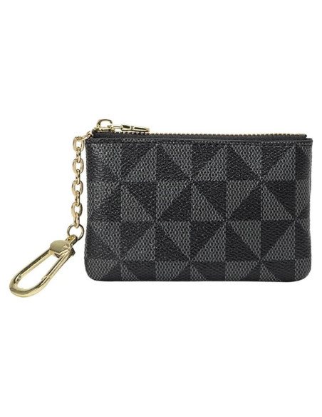 Monedero de Cuero Sintético MOCCNT Negro 11.5x7.5 cm