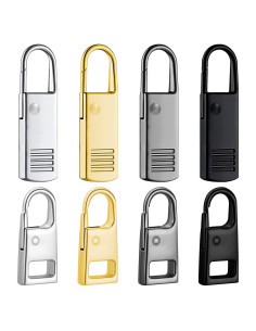 Kit de 8 Tiradores de Cremallera FENGWANGLI - Reparación Ropa y Equipaje