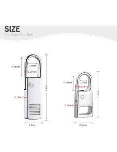 Kit de 8 Tiradores de Cremallera FENGWANGLI - Reparación Ropa y Equipaje 2