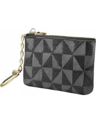 Monedero de Cuero Sintético MOCCNT Negro 11.5x7.5 cm