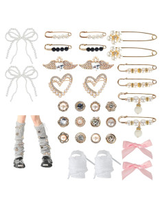 32 Encantos para Zapatillas DIY - Accesorios de Moda para Mujeres