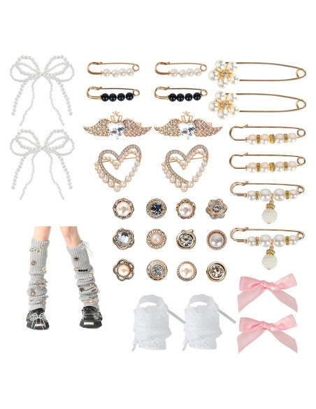 32 Encantos para Zapatillas DIY - Accesorios de Moda para Mujeres