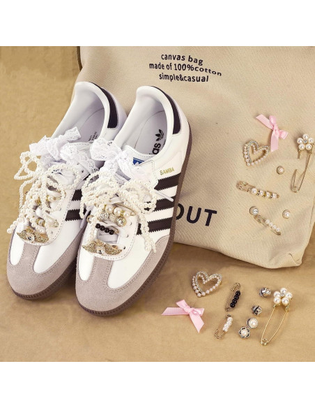 32 Encantos para Zapatillas DIY - Accesorios de Moda para Mujeres