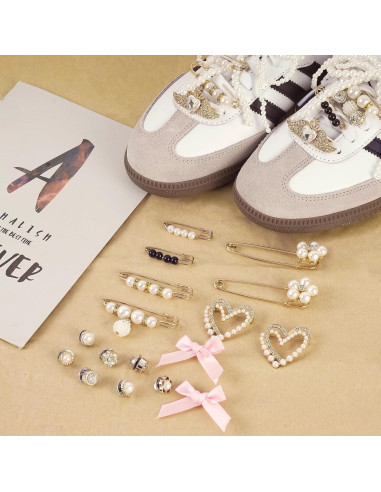 32 Encantos para Zapatillas DIY - Accesorios de Moda para Mujeres