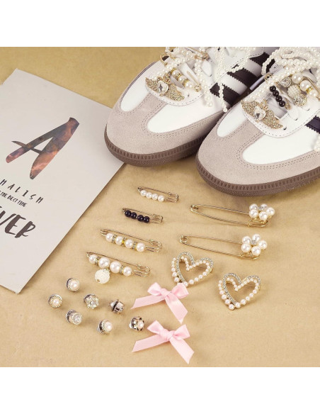 32 Encantos para Zapatillas DIY - Accesorios de Moda para Mujeres