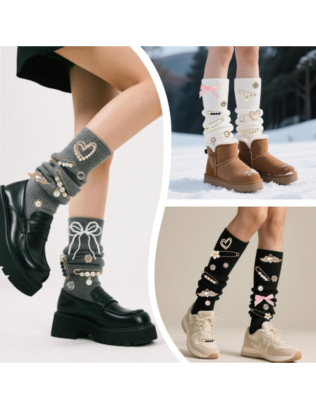 32 Encantos para Zapatillas DIY - Accesorios de Moda para Mujeres