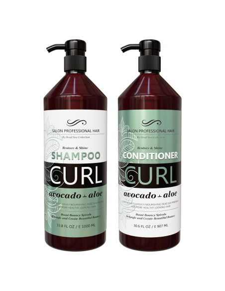 Set Champú y Acondicionador Crystalline 1000 ml Aguacate Aloe