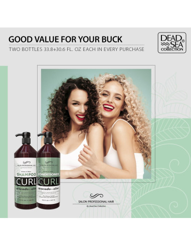 Set Champú y Acondicionador Crystalline 1000 ml Aguacate Aloe