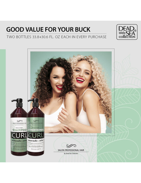 Set Champú y Acondicionador Crystalline 1000 ml Aguacate Aloe