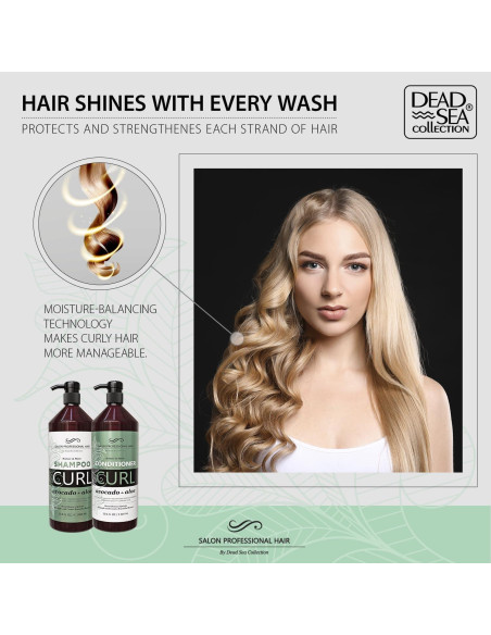 Set Champú y Acondicionador Crystalline 1000 ml Aguacate Aloe