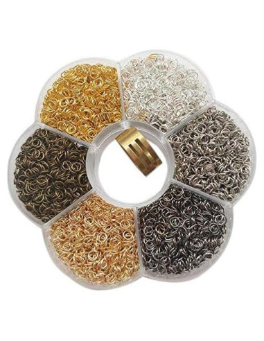 Caja de Anillos Abiertos Chenkou Craft 12000pcs 3mm
