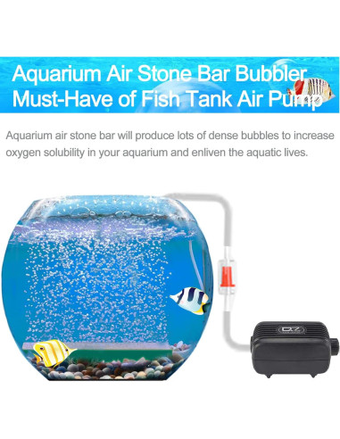 Barra de piedra de aire para acuario DeKago 10.16 cm 5 piezas