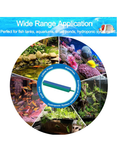 Barra de piedra de aire para acuario DeKago 10.16 cm 5 piezas