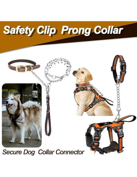 Clip de Seguridad para Perro HONGSAGE - Acero Inoxidable 20.32 cm