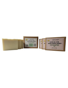 Jabón Vegano GAVA SOAP 100% Aceite de Oliva Orgánico 3 Barras