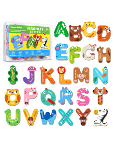 Letras Magnéticas ABC Uranus&No.1 para Refrigerador 26 Piezas