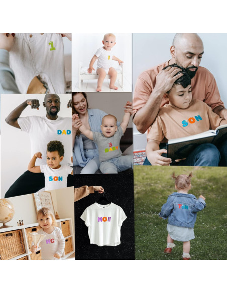 256 Letras y Números de Transferencia de Calor Yiootop 29x21cm