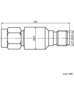 Atenuador SMA Macho a Hembra TOJOIN 10dB 2W DC-8GHz 2PCS 2